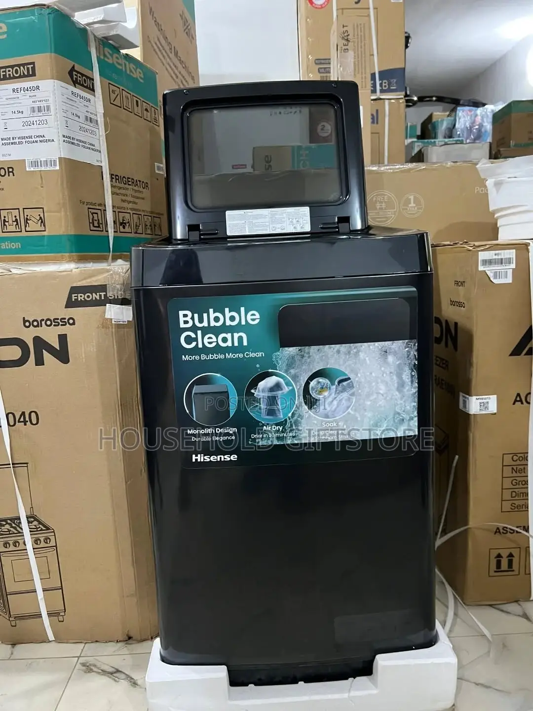 9kg Hisense Digital Top Load Automatic Washing Machine