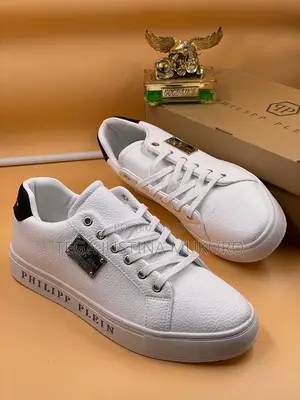 Phillip Plein Men's White Shoes