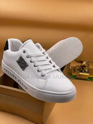 Phillip Plein Men's White Shoes