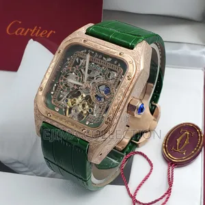 High Quality Cartier Leather Automatic