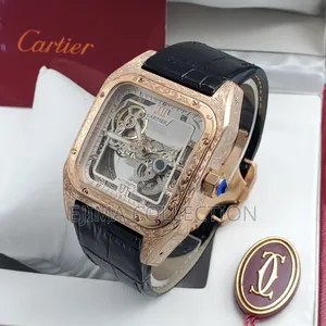 High Quality Cartier Leather Automatic
