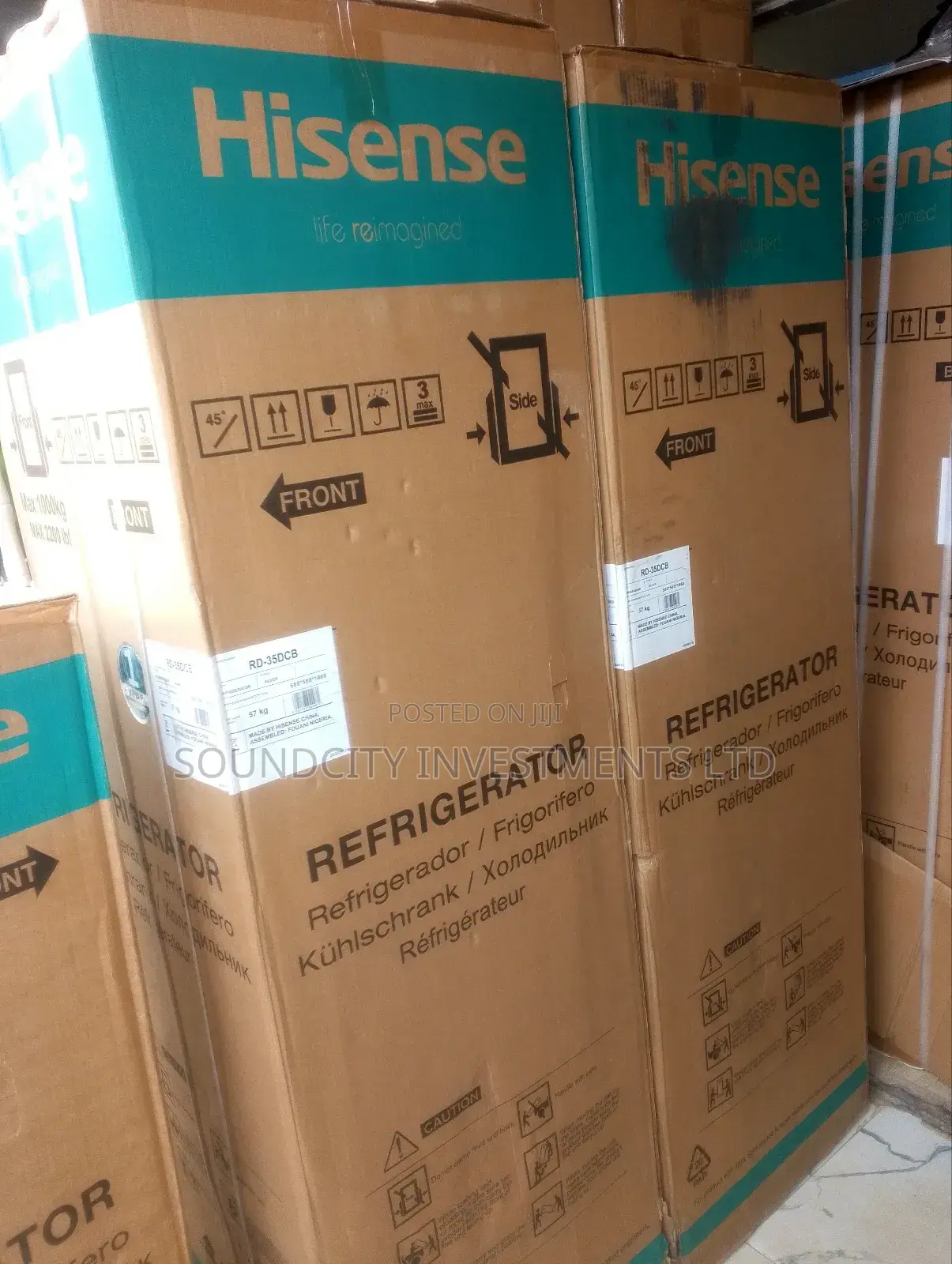 Hisense 260ltrs Standing Refrigerator