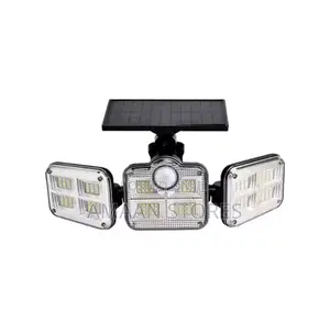 Solar Motion Sensor Led Wall Light With Remote Control