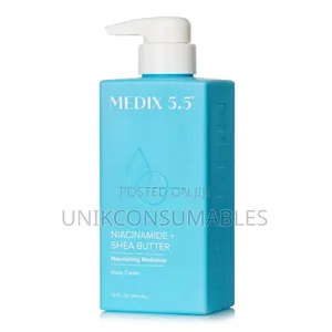 Photo - Medix 5.5 Naicinamide + Shea Butter Body Cream 444ml