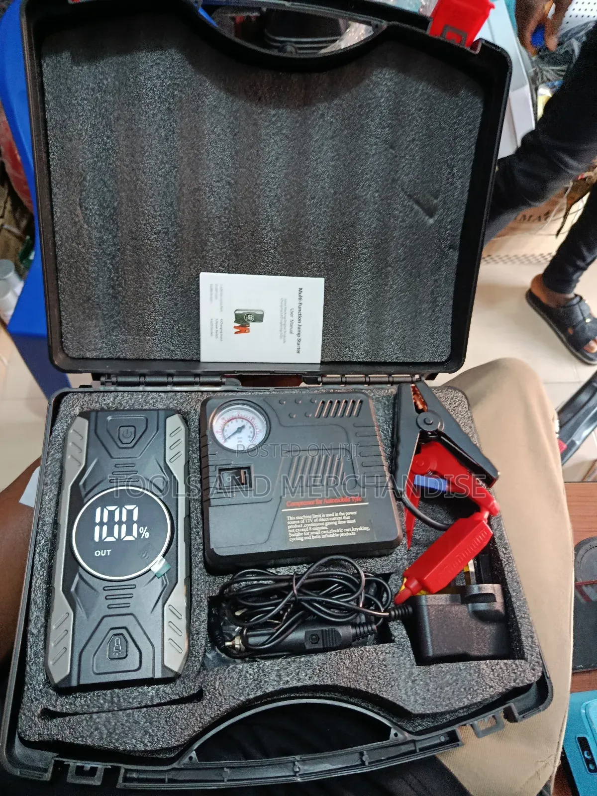 Portable Multifunction Power Booster and Compressor