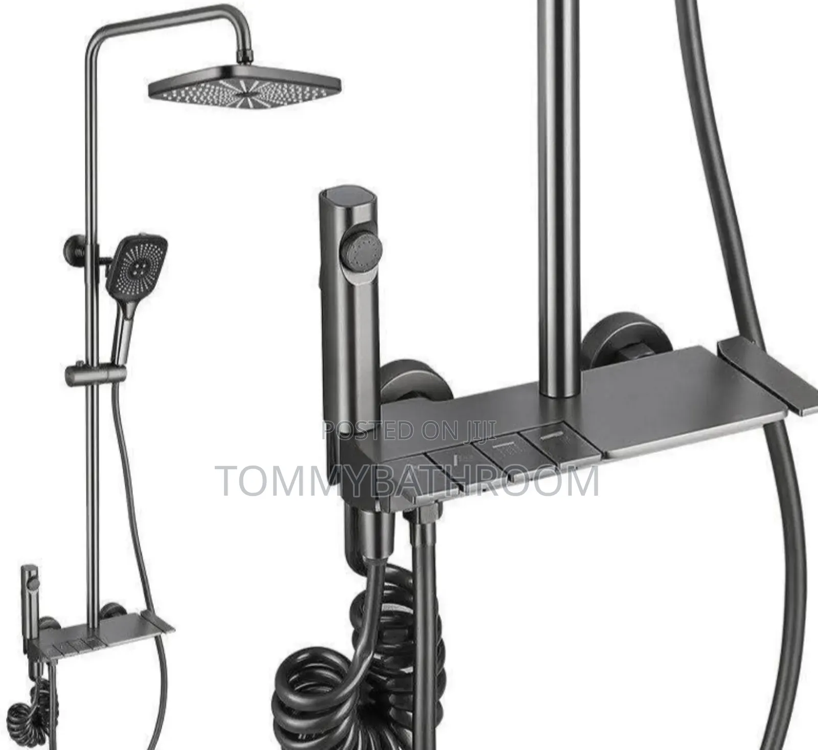 Grey Quality Standing Shower 