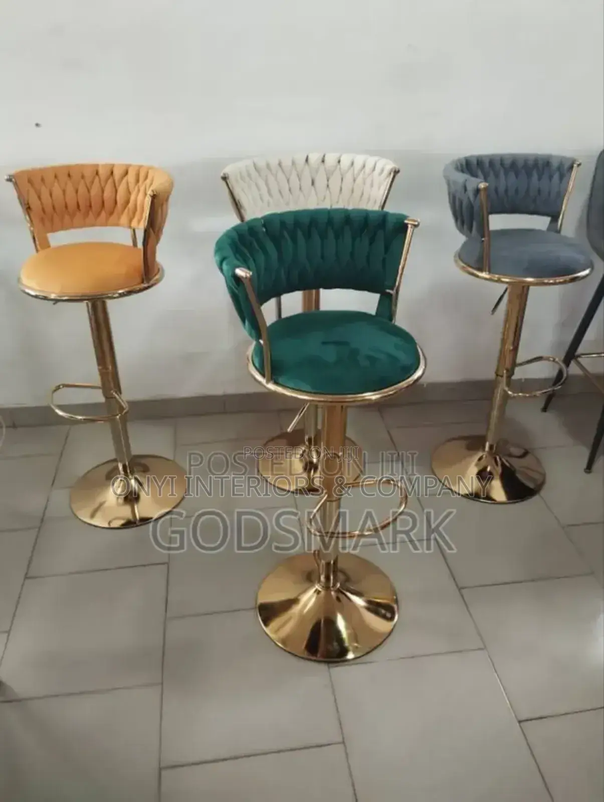 Adjustable Height Unique Bar Stool