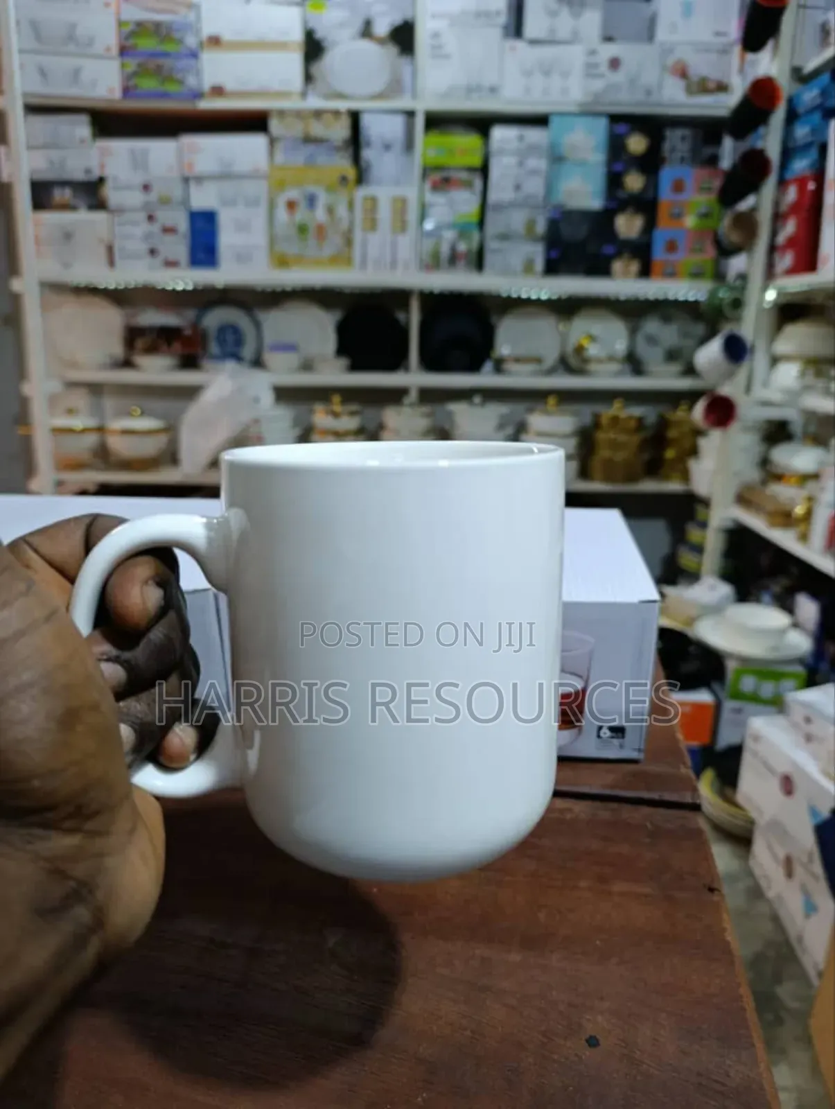 Plain White Thick Mug Cup