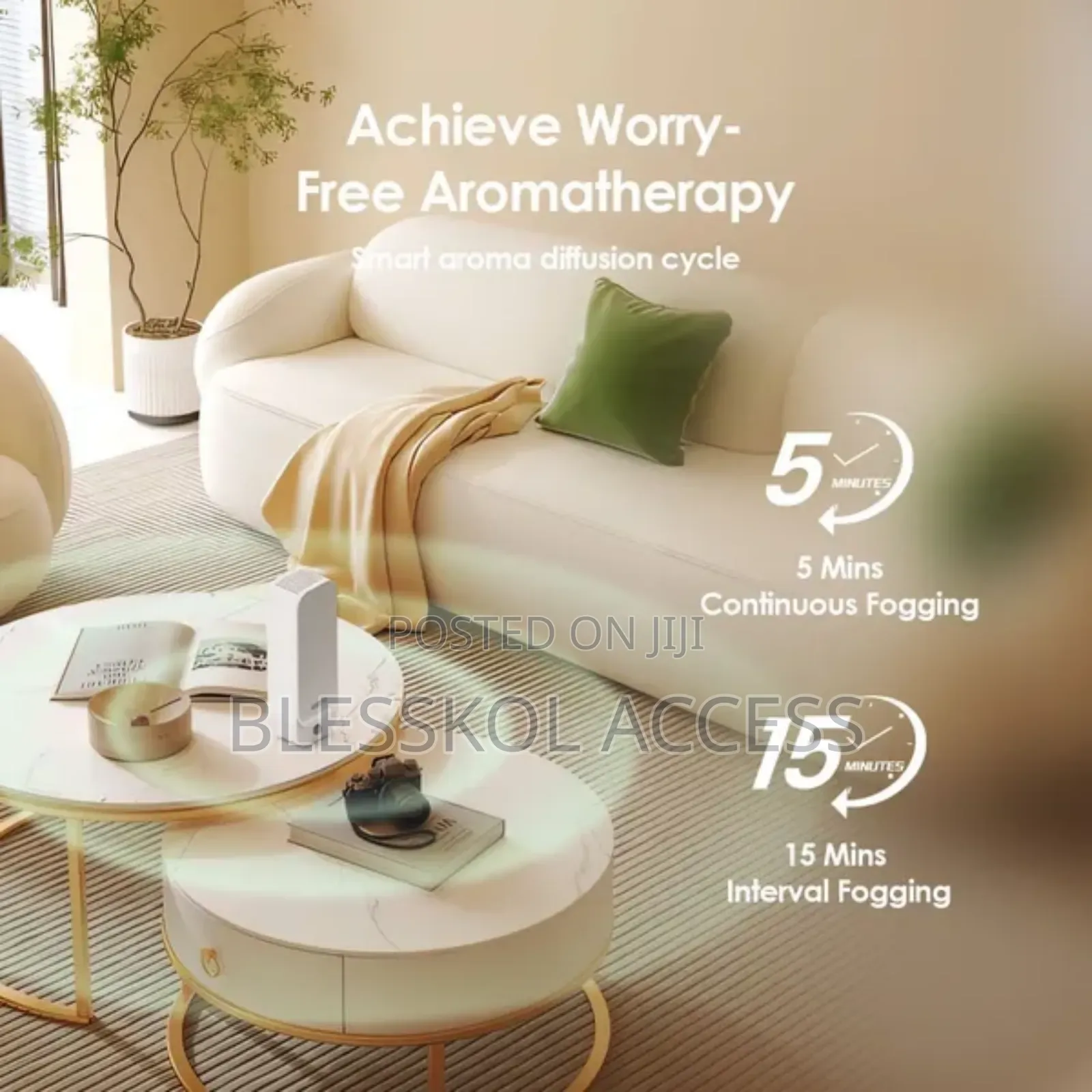 Oraimo Aromaglow Waterless Wallmounted Aromatherapy Diffuser