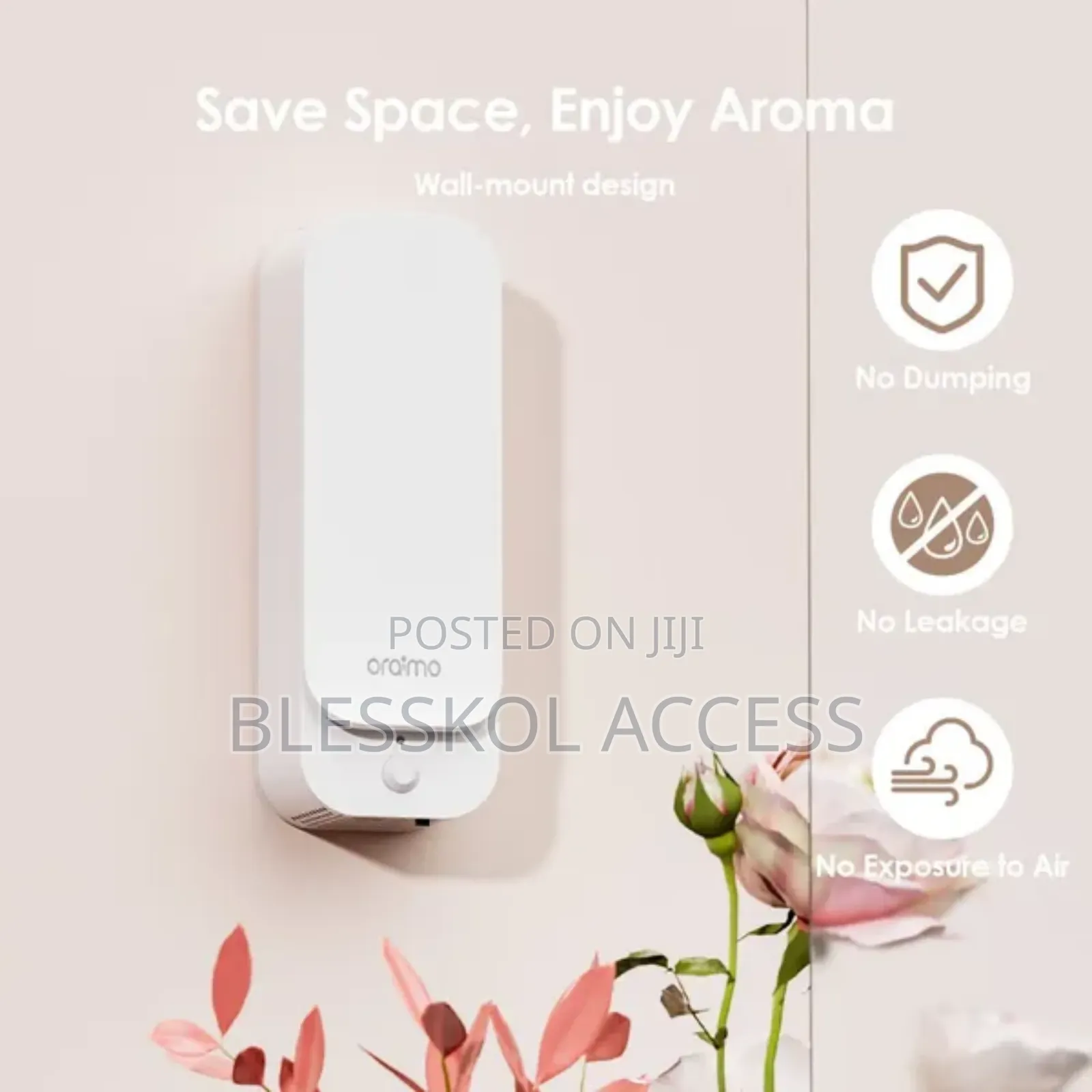 Oraimo Aromaglow Waterless Wallmounted Aromatherapy Diffuser