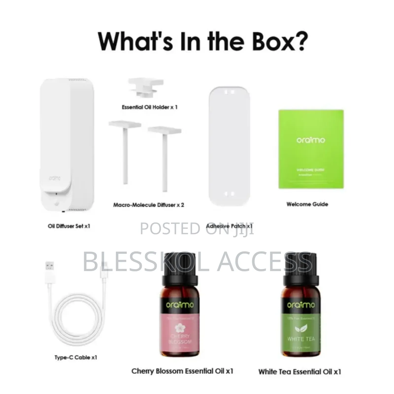 Oraimo Aromaglow Waterless Wallmounted Aromatherapy Diffuser