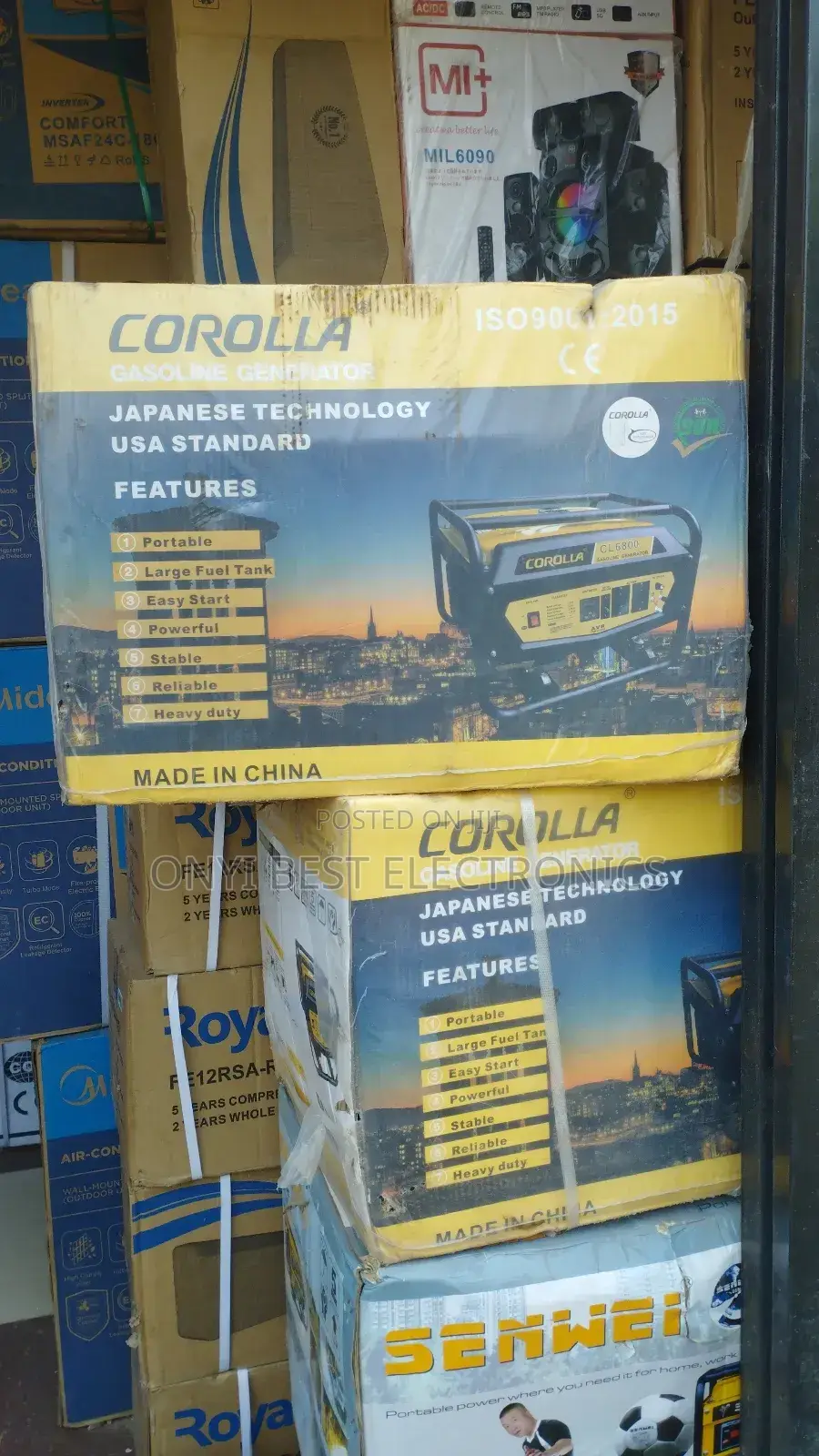 Corolla 2.8kva 100% Copper Generator | Cl6800