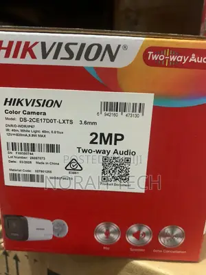 Hikvision Two-Way Audio Camera 2mp Ds-2ce17dot-LXTS