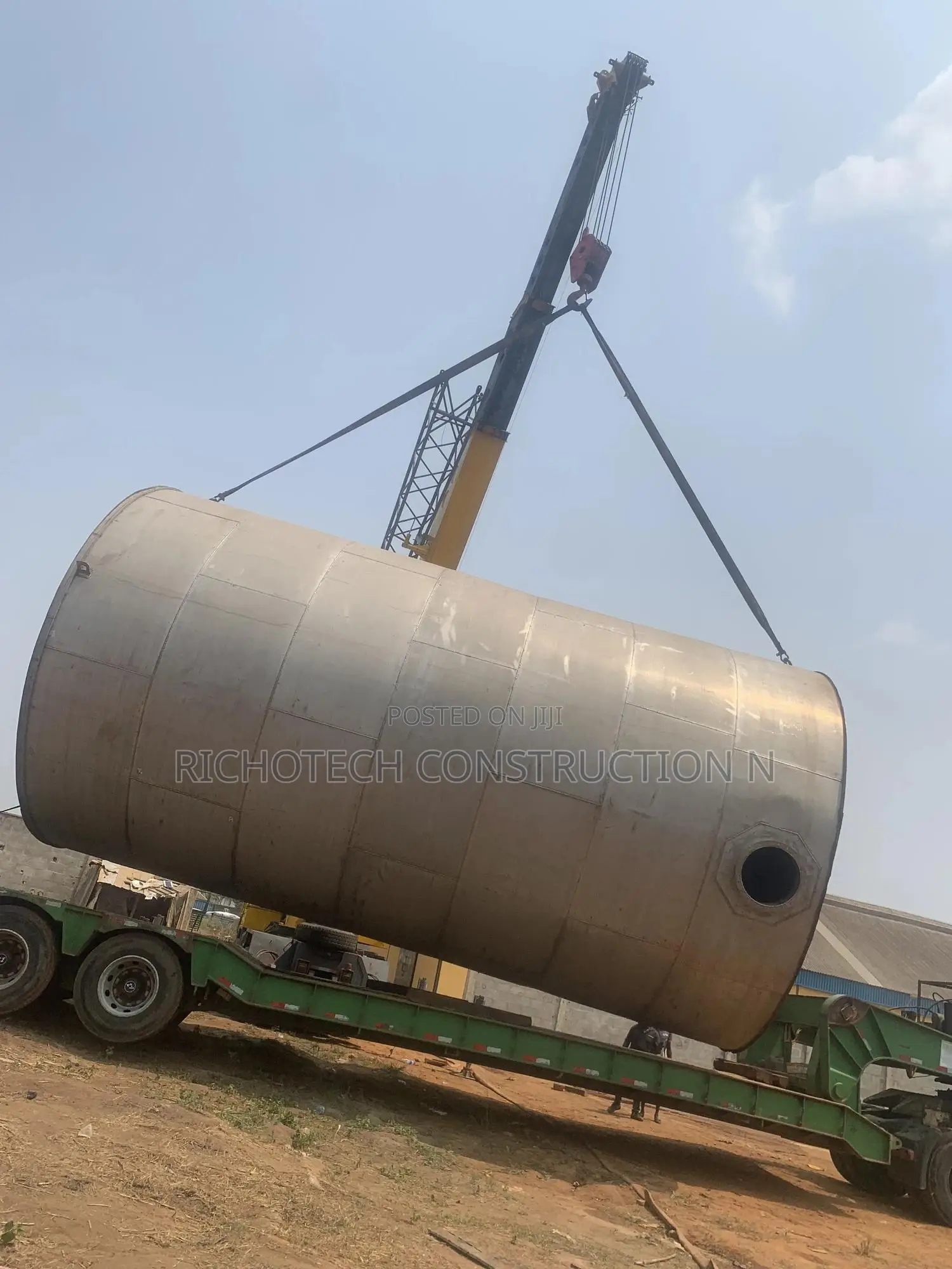 100,000 Liters Storage Tank Building and Modifications
