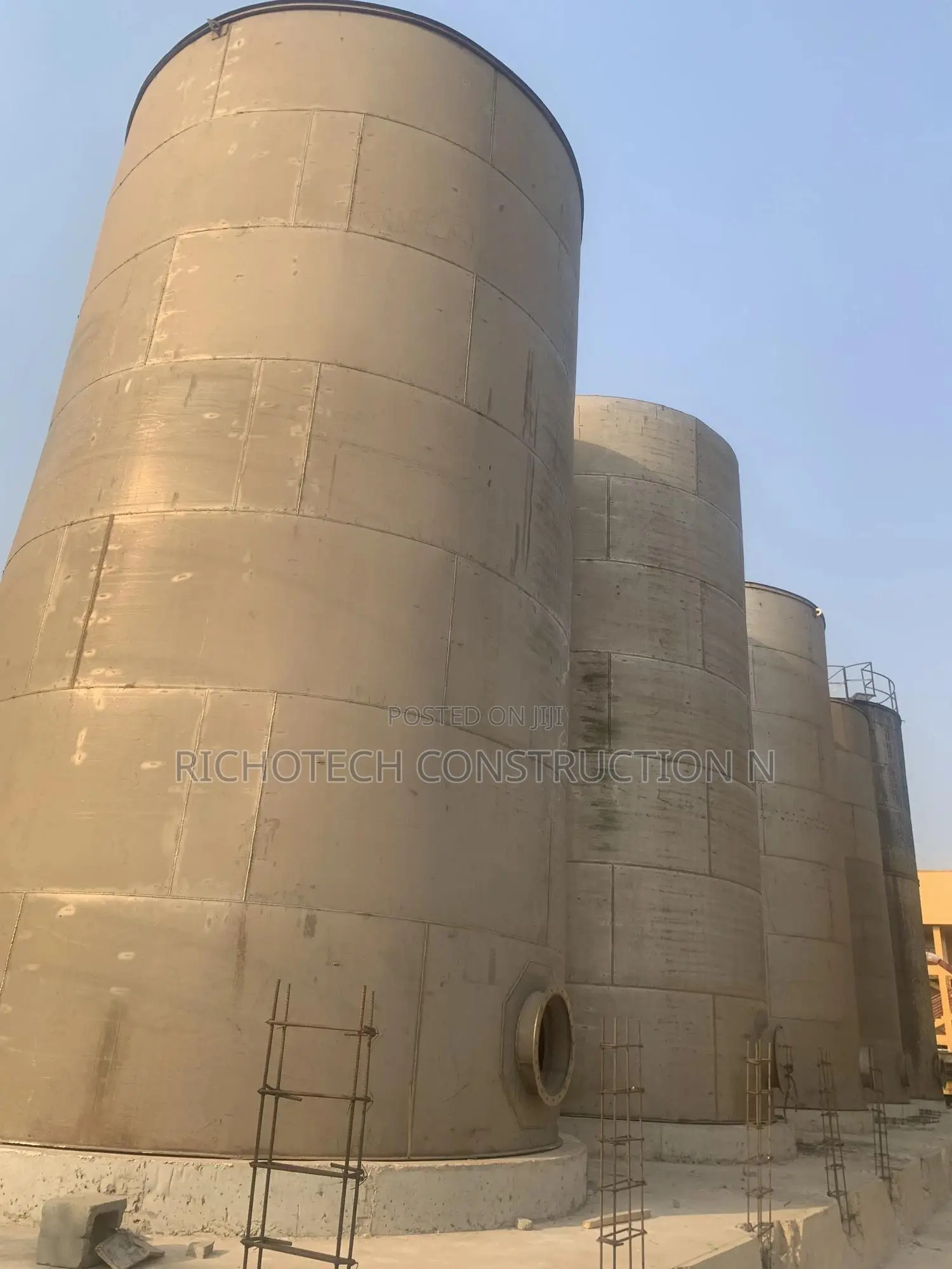 100,000 Liters Storage Tank Building and Modifications