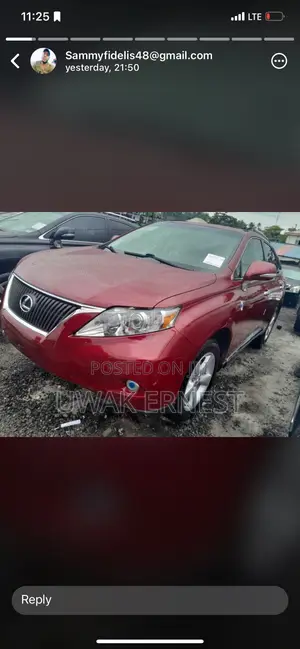 Lexus RX 350 2011 Red