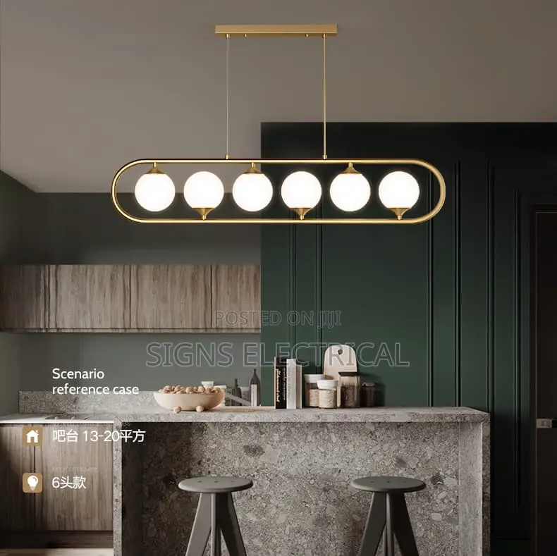Modern Creative Fashion Iron Glass Led