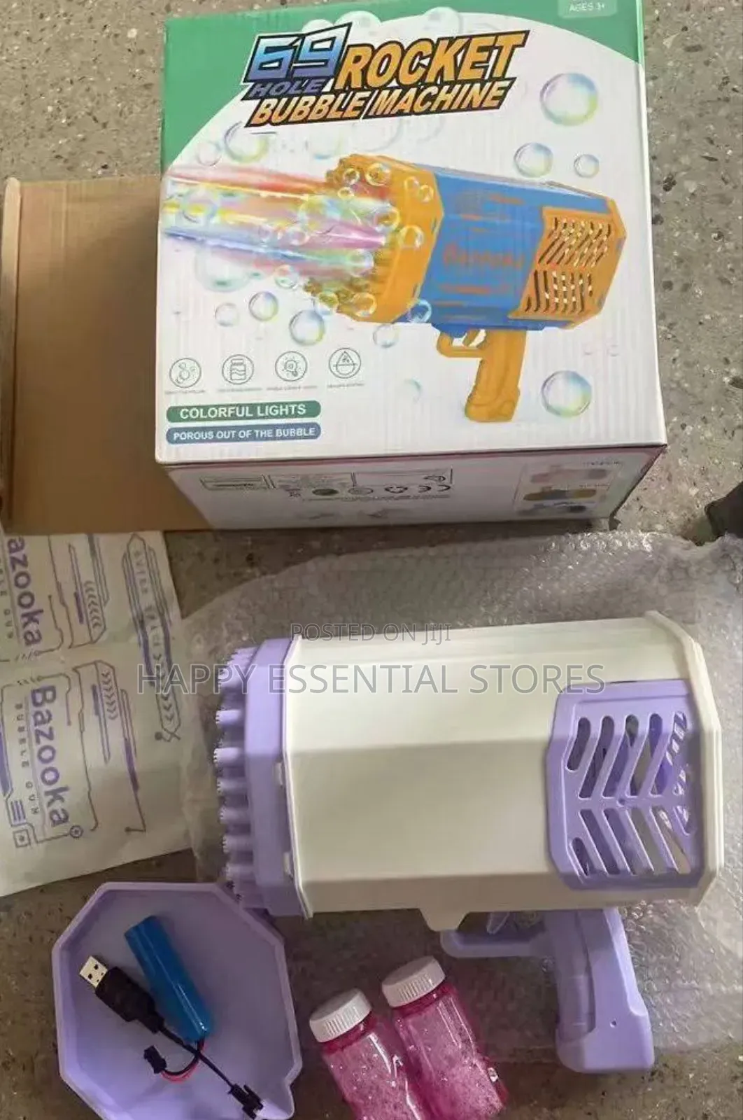 69holes Bubble Gun Machine