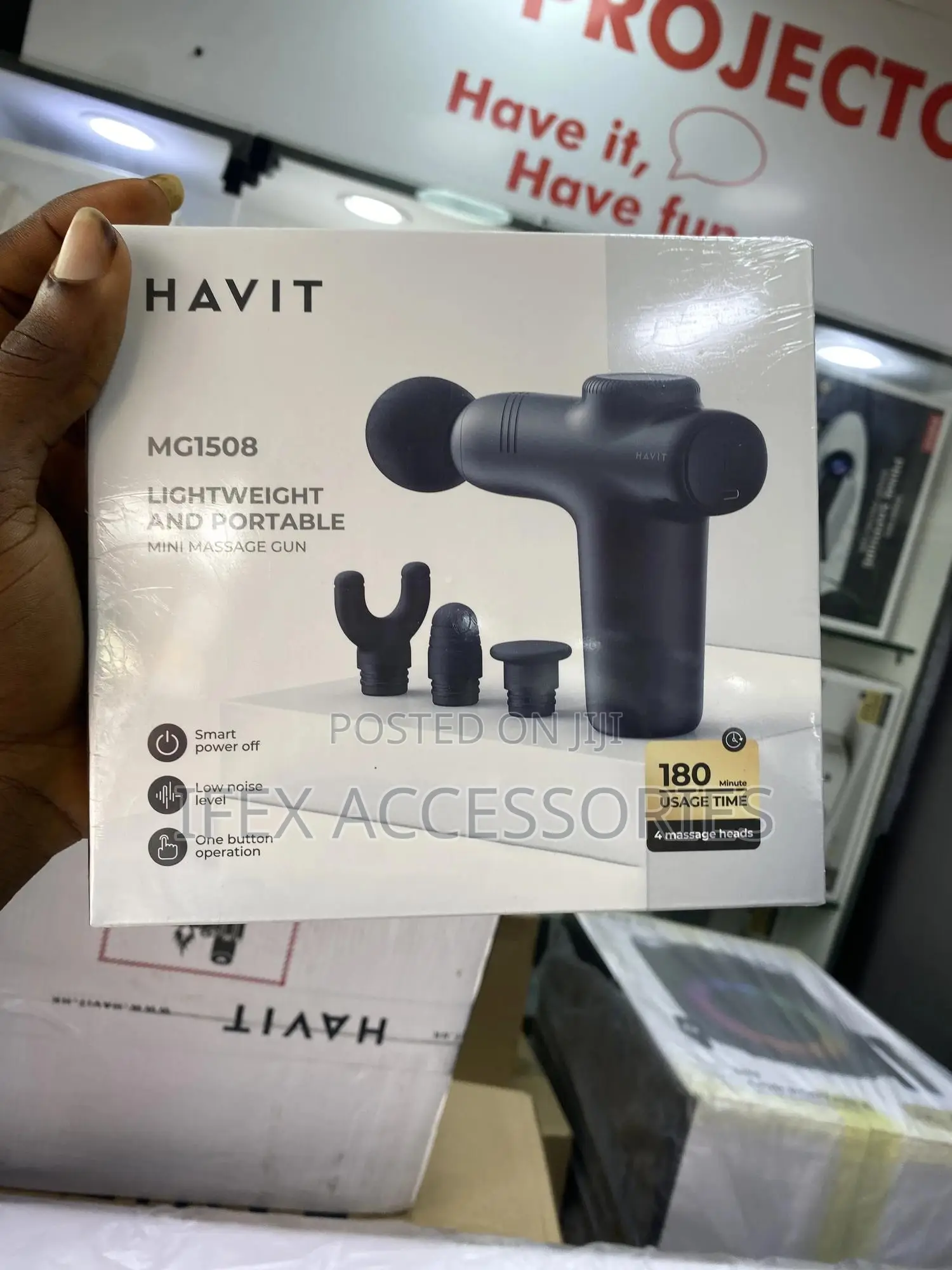 Gun X Havit Handheld Deep Massager Electric Massage-Gun