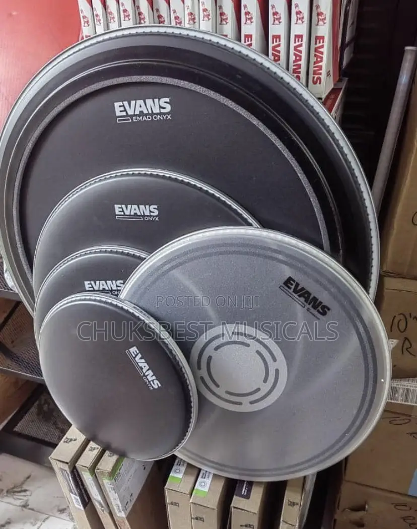 Evans Emad Onyx 5 PCS Drum Head Velon