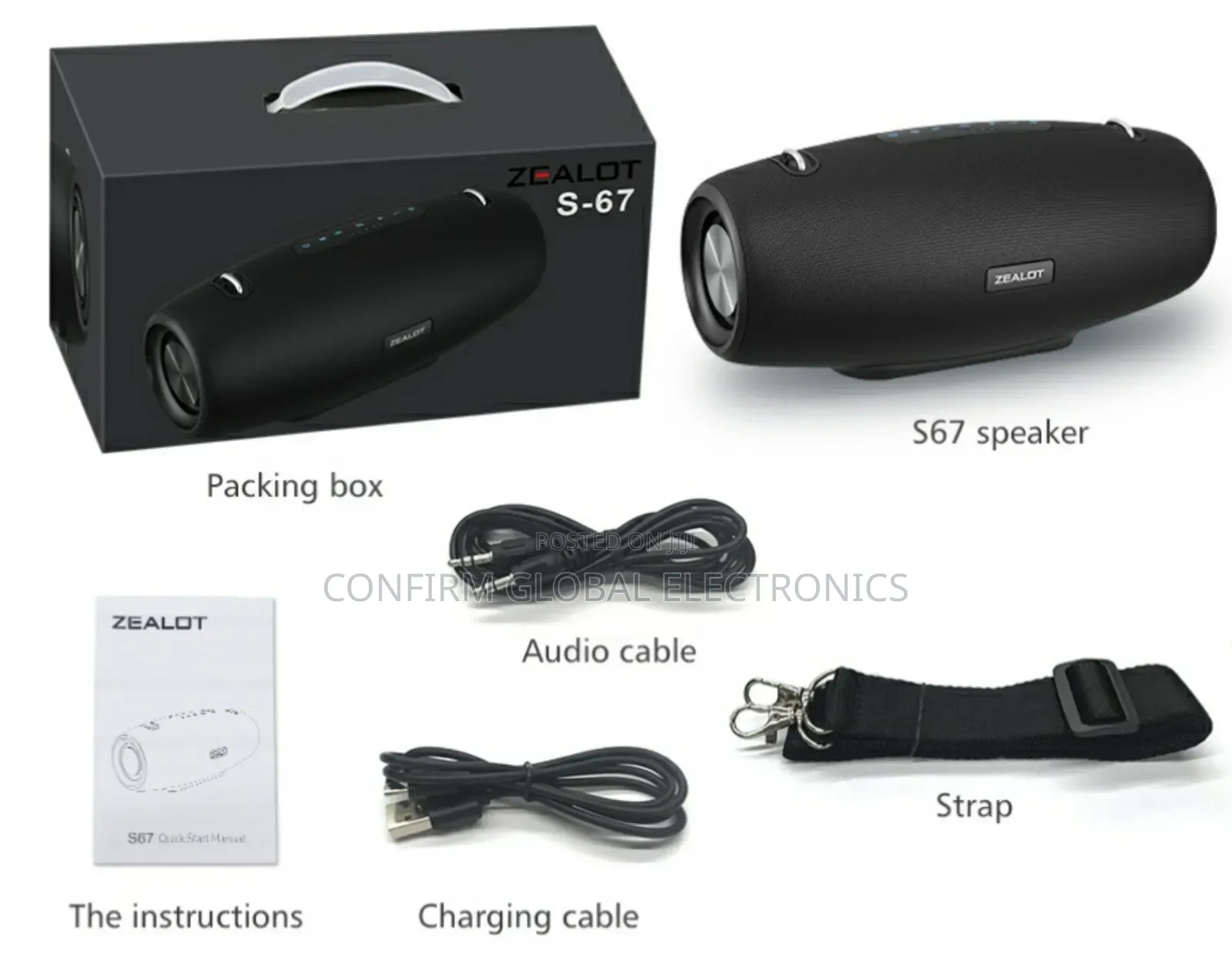 Zealot S67 Bluetooth Speaker