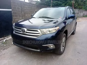Toyota Highlander Limited 2012 Blue