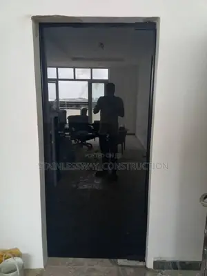 Dark Grey Swing Door