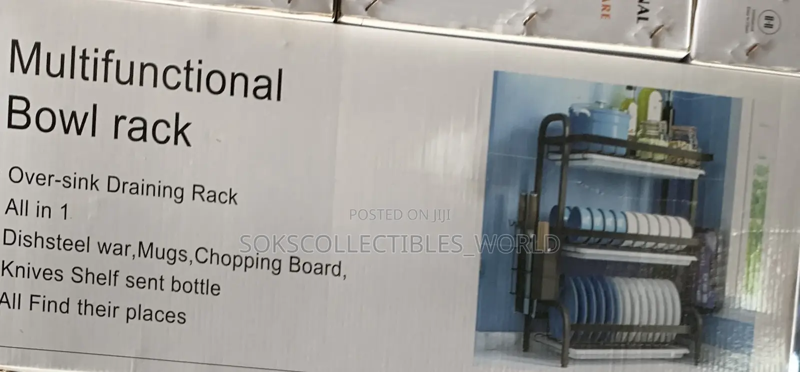 Multifunctional Bowl Rack 3 Steps