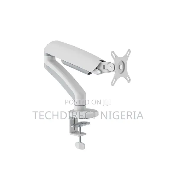 Mechanical Spring Single Monitor Arm Ssn411wk - White
