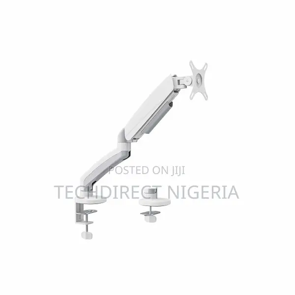 Mechanical Spring Single Monitor Arm Ssn411wk - White