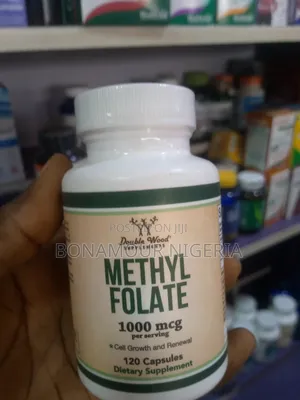 Double Wood Methyl Folate 1000mcg X120 Caps