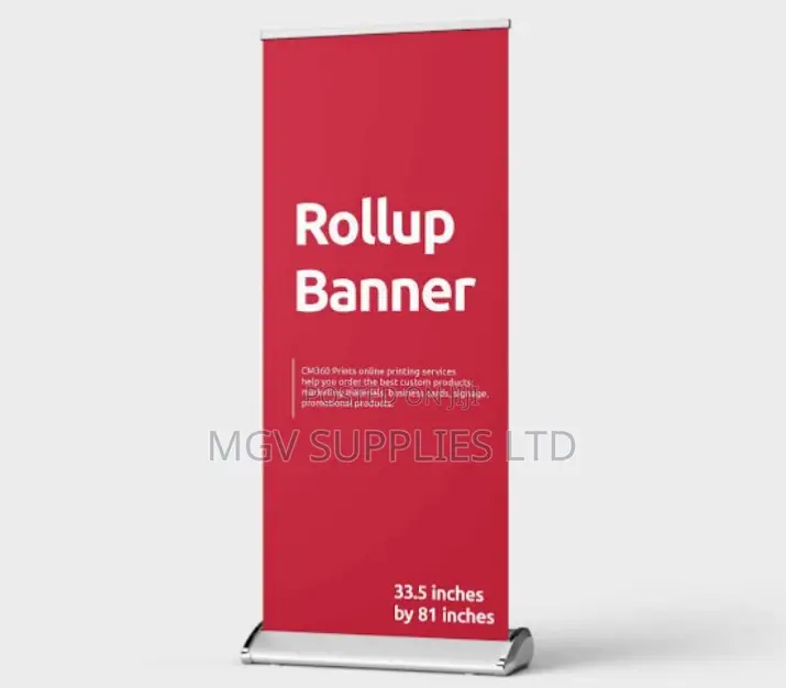 Roll-Up Banner Stand 85x200cm + Bag – For Events Ads