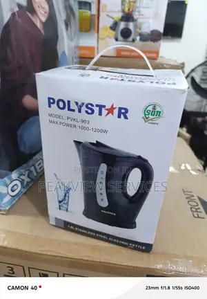 Polystar Electric Kettle PVKL-903 – Heat Water in Minutes