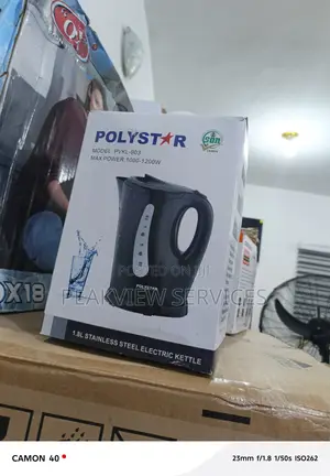 Polystar Electric Kettle PVKL-903 Elegant Look, Rugged Build