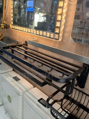 Black Multiple Towel Hanger