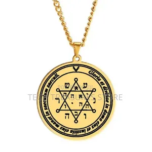 Wealth Glory Honour Dignity Talisman Steel Pendant Chain