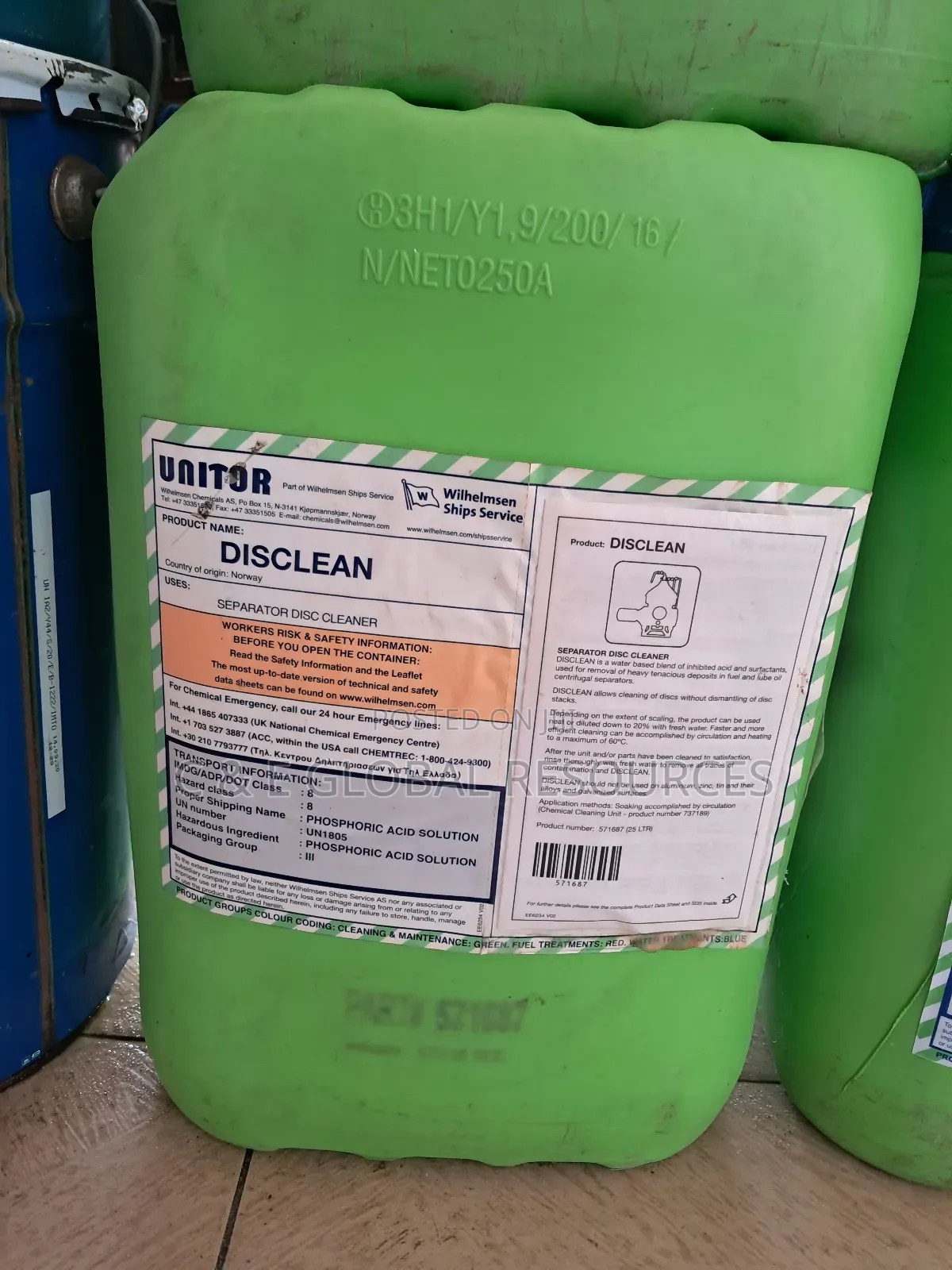 Unitor Disclean (Separator Disc Cleaner)