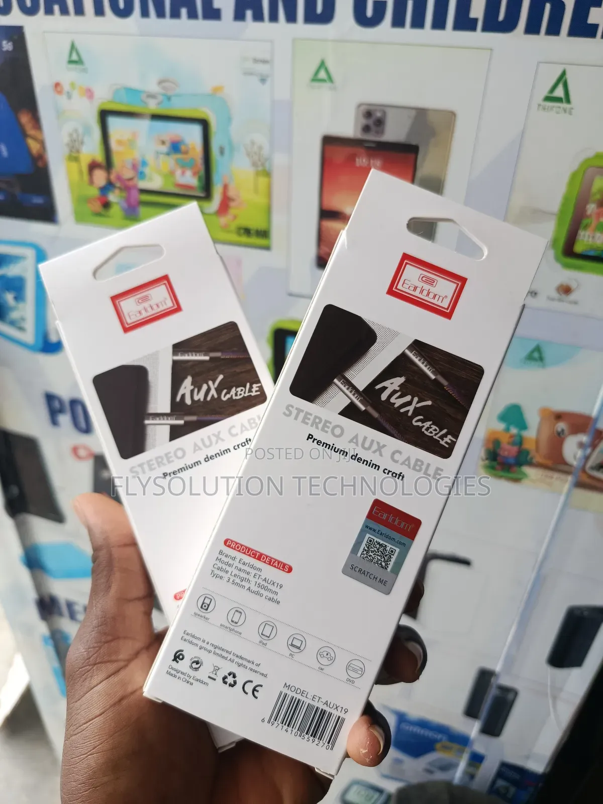 Earldom Aux19 Premium Stereo Aux Cable
