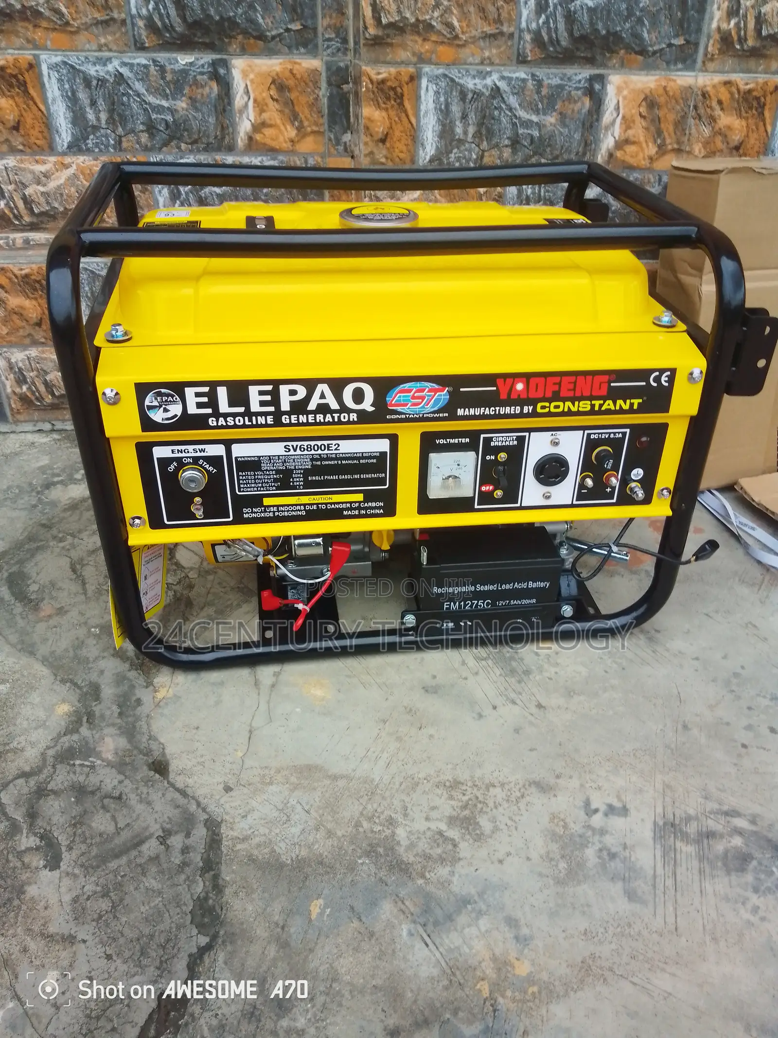 Sv6800e2 Generator 4‐Stroke Ohv Engine
