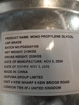 Monopropylene Glycol