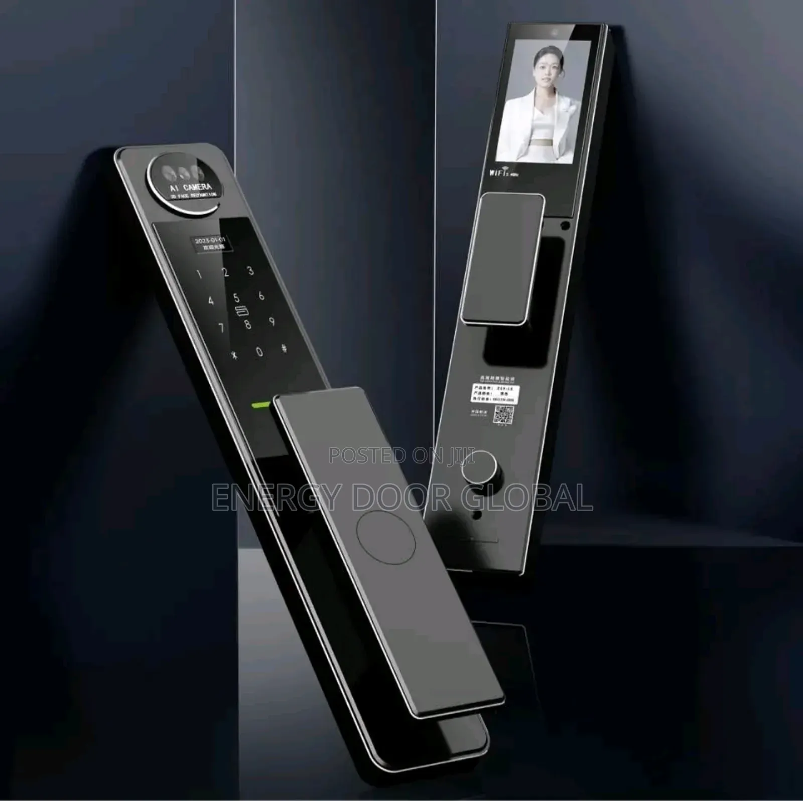 Smart Digital 3d Fingerprint Handle With Multi- Functions
