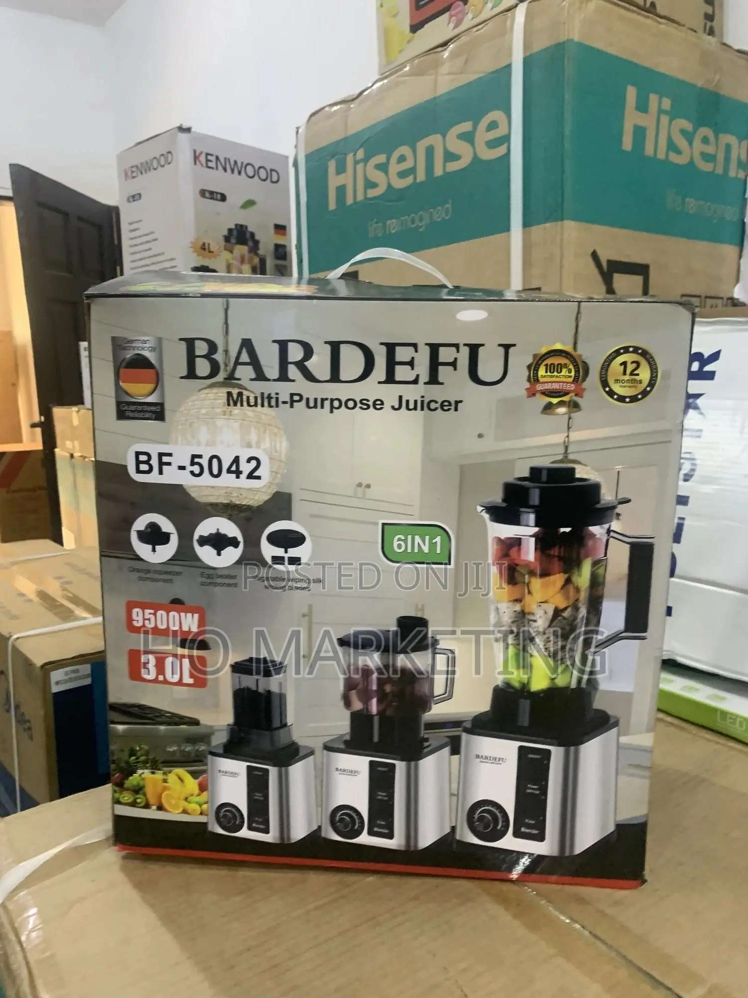 Bardefu Blender, Juice, Grind, Chopper, Egg Beater, Squeezer