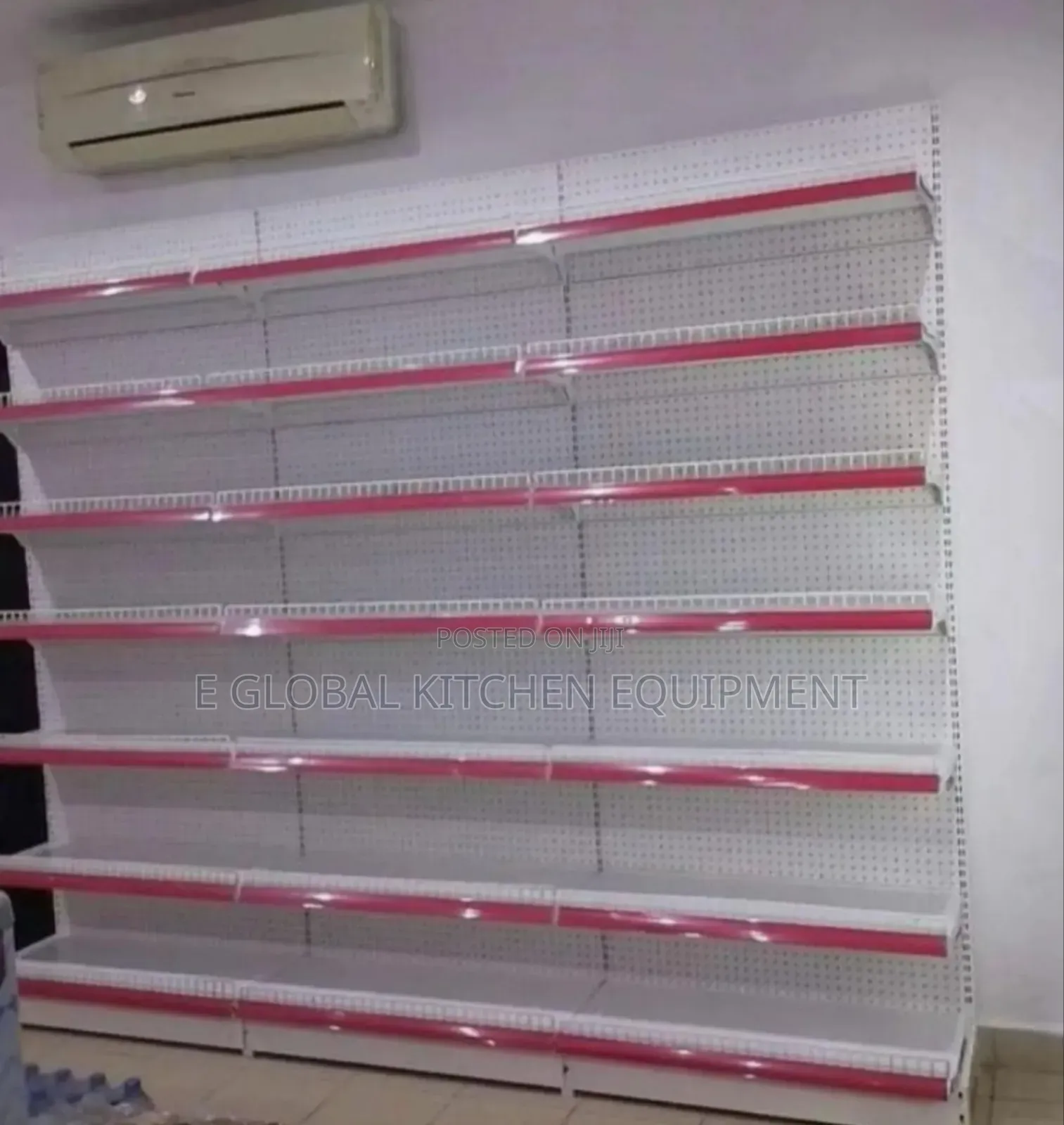 Single Side Super Market Shelves