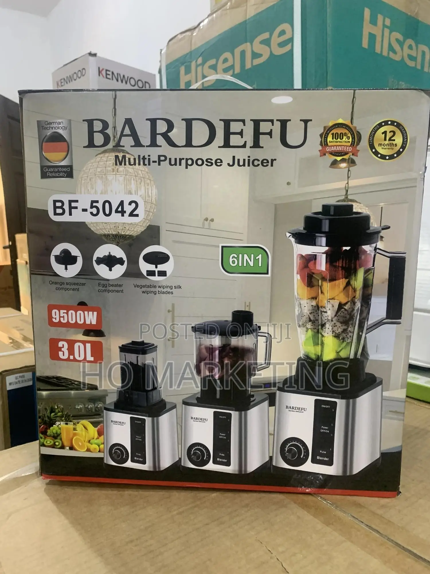 All-in-One Bardefu Bf‐5042 6‐Function Power Blender