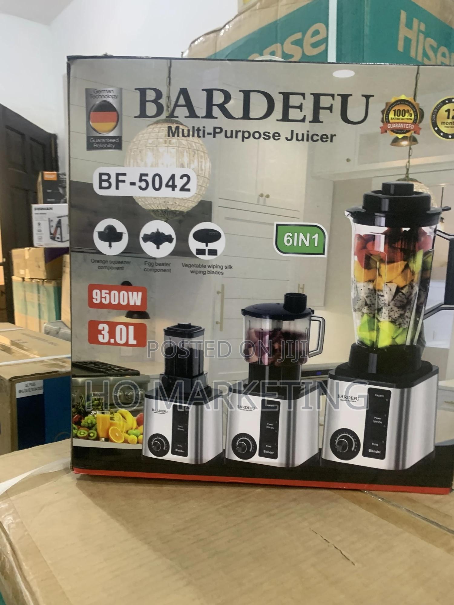 Multifunction 6in1 Bardefu Bf‐5042- Spin, Chop, Juice More