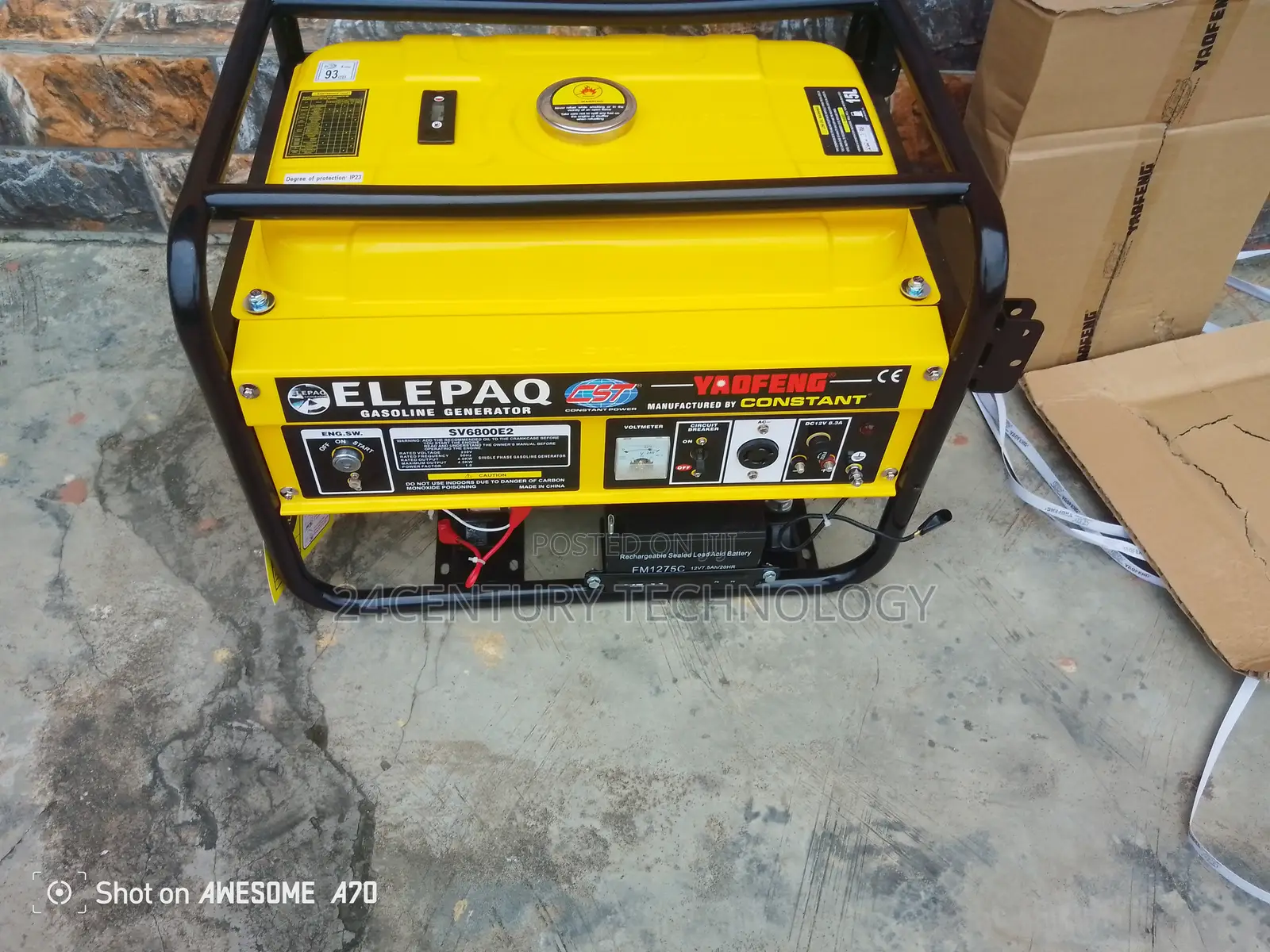 Generator W/ 4-Pole Synchronous Alternator