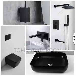 Set Bathroom Shower,Basin,Brush,Mixer Tap,Wall Hung Wc