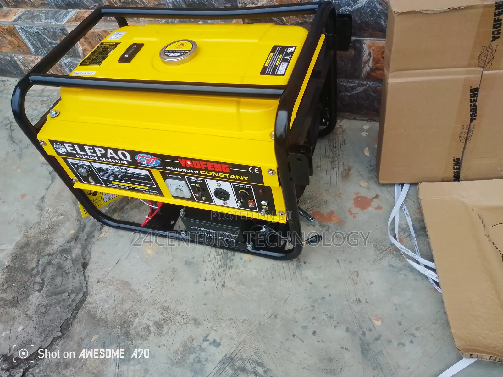 Elepaq Generator W/ 12 v Dc Charging