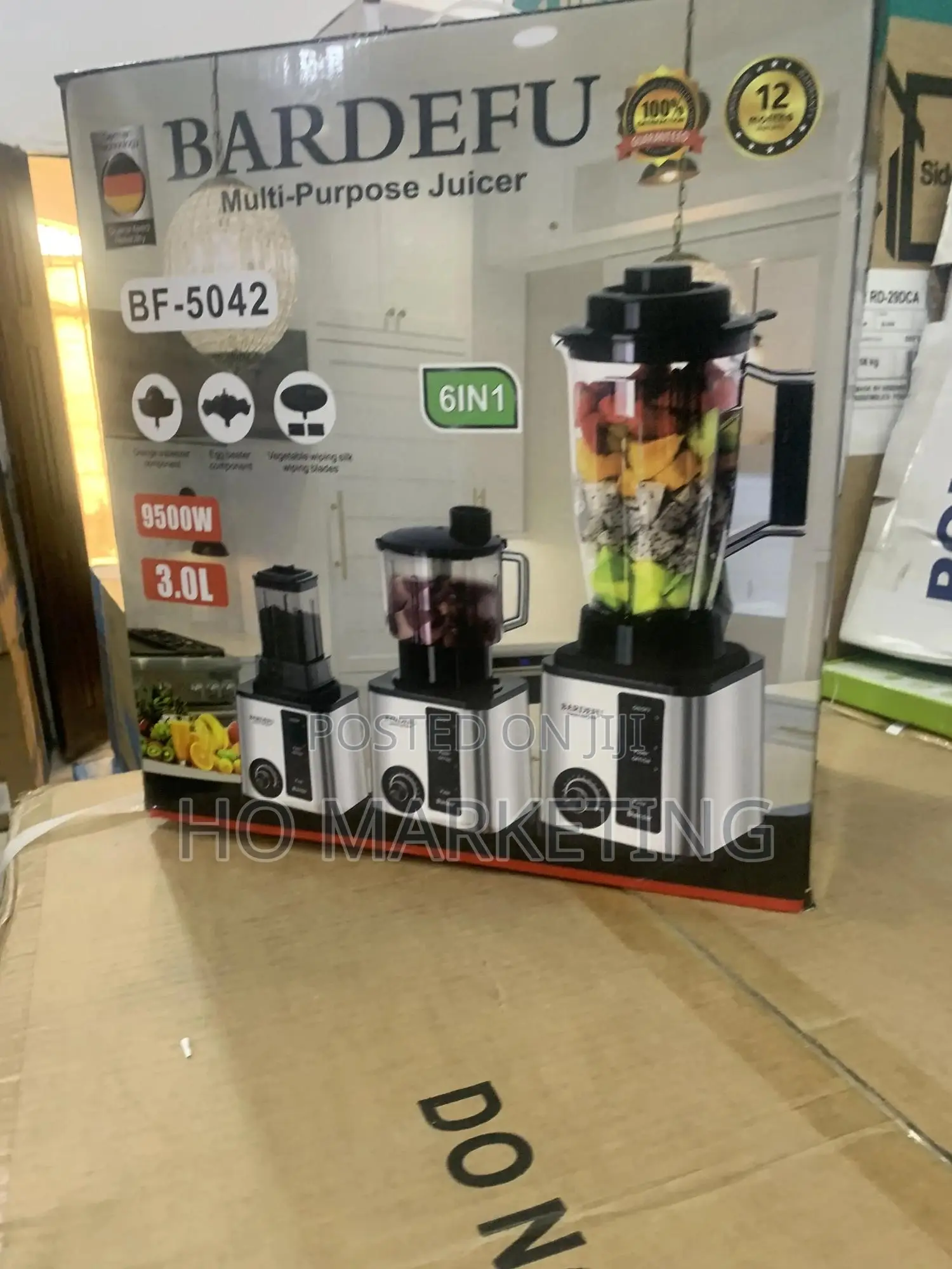 Accessory-Packed Bardefu Bf‐5042 With Multiple Jars