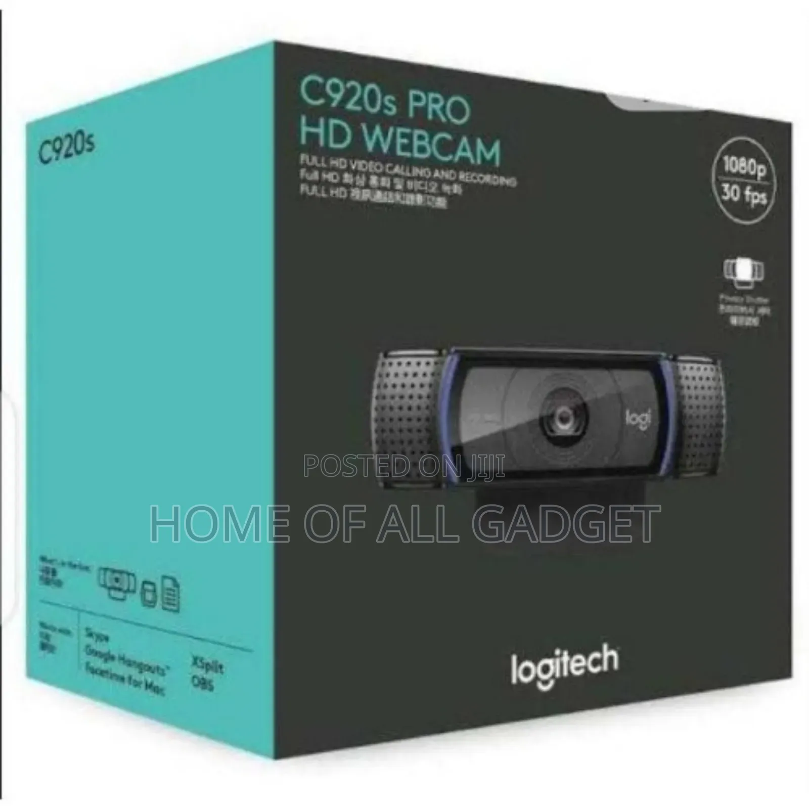 Logitech C920 Pro Hd Webcam. Full Hd Video
